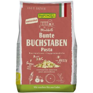 Bunte Buchstaben Pasta